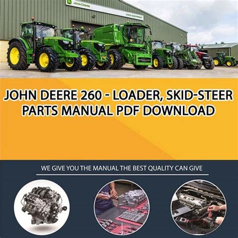 john deere 260 skid steer loader|john deere 260 owners manual.